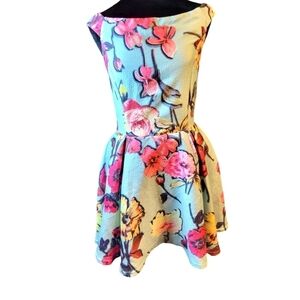 NWT Banjul S dress Floral lined boutique